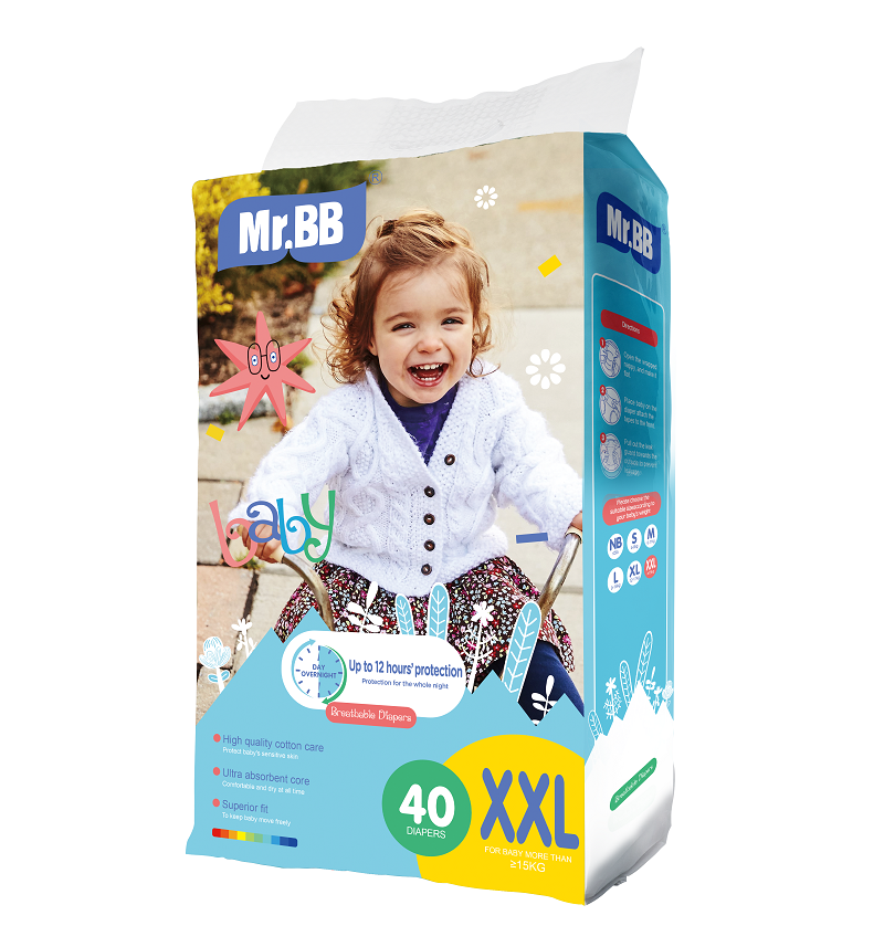 Mr.bb Disposable Training Pants Babi Diapers Panty  For Kids Factory Direct Supplier In China